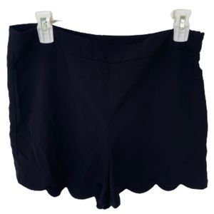Monteau TJ Maxx Brand Black Scalloped Shorts